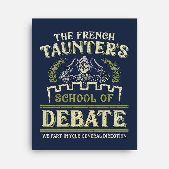 Taunter's Debate School-None-Stretched-Canvas-kg07