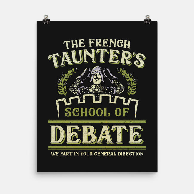 Taunter's Debate School-None-Matte-Poster-kg07