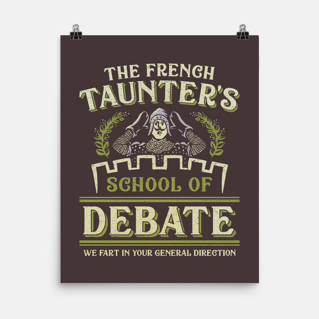 Taunter's Debate School-None-Matte-Poster-kg07