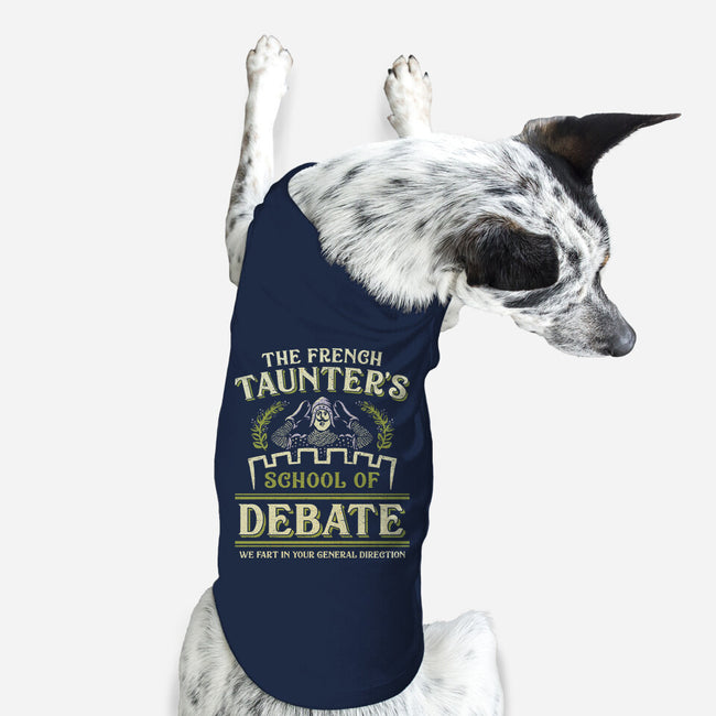 Taunter's Debate School-Dog-Basic-Pet Tank-kg07