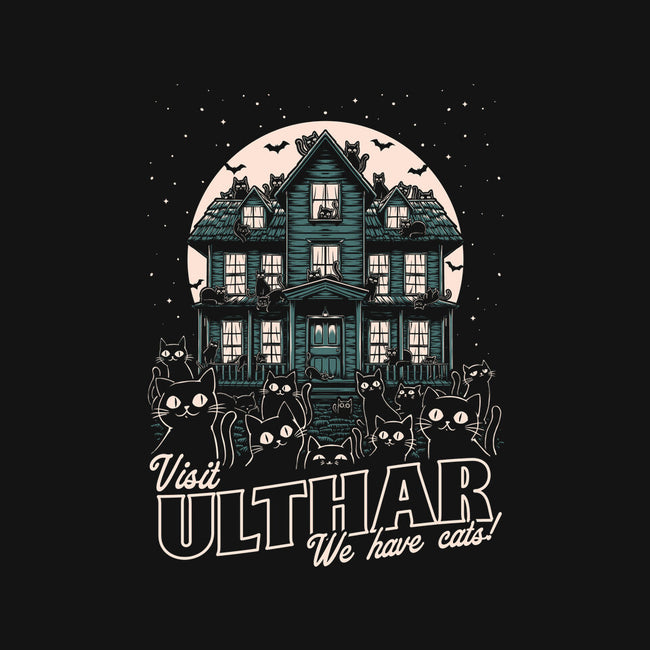 Cats Visit Ulthar-Mens-Basic-Tee-Studio Mootant