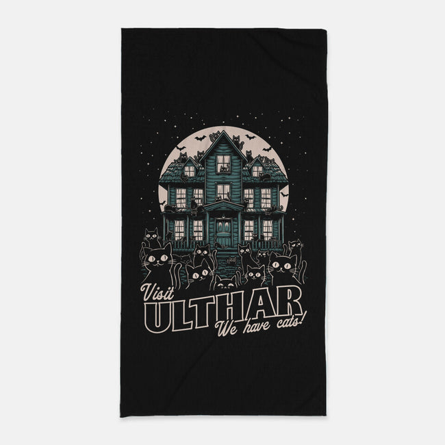 Cats Visit Ulthar-None-Beach-Towel-Studio Mootant