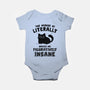 Figuratively Insane-Baby-Basic-Onesie-kg07