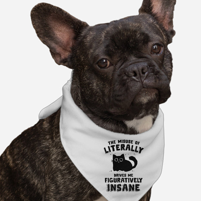 Figuratively Insane-Dog-Bandana-Pet Collar-kg07