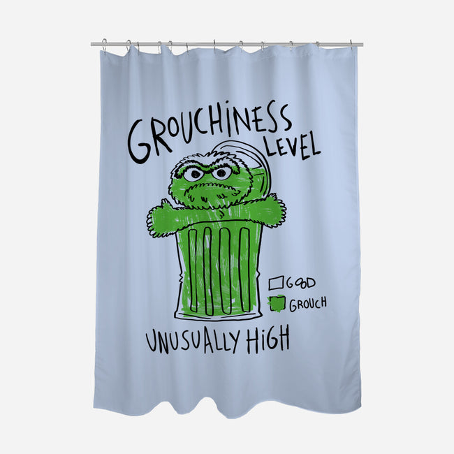 High Grouchiness Level-None-Polyester-Shower Curtain-demonigote