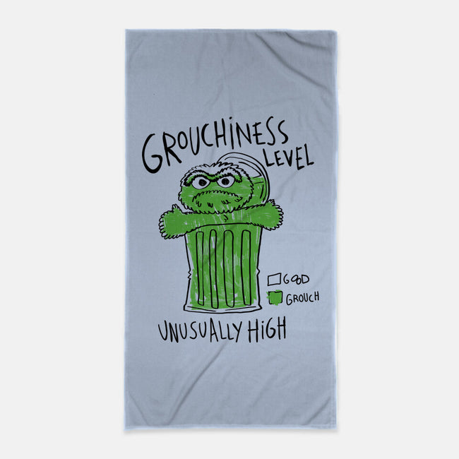 High Grouchiness Level-None-Beach-Towel-demonigote