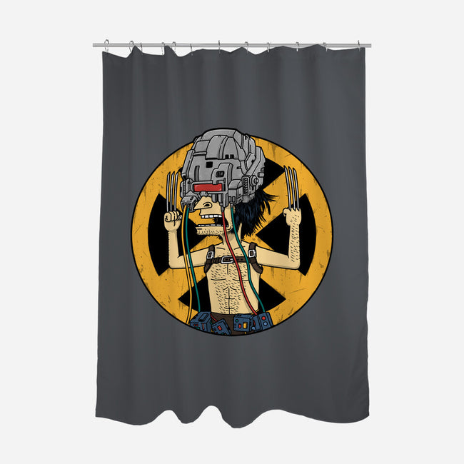 Weaponholio-X-None-Polyester-Shower Curtain-pigboom