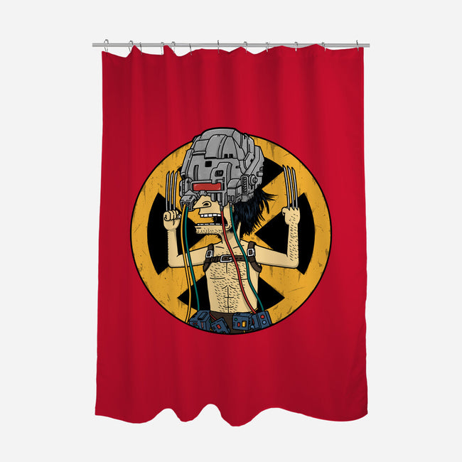 Weaponholio-X-None-Polyester-Shower Curtain-pigboom