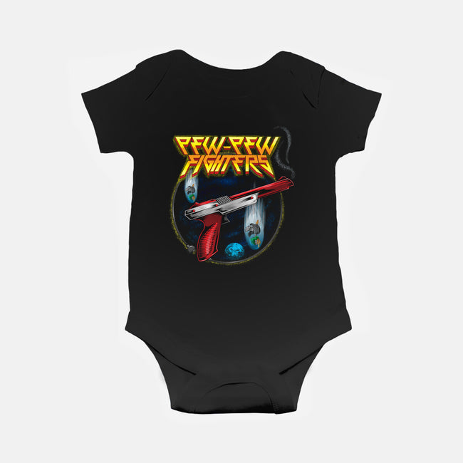 Pew-Pew Fighters-Baby-Basic-Onesie-Kladenko