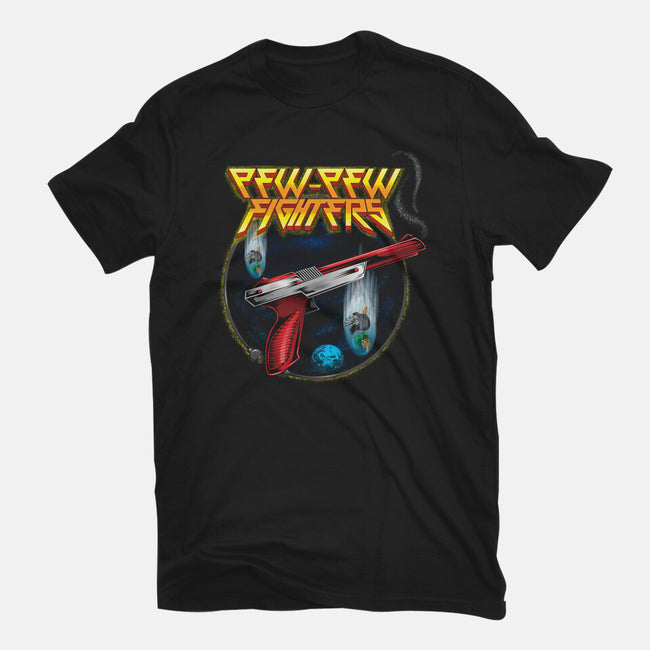 Pew-Pew Fighters-Mens-Heavyweight-Tee-Kladenko