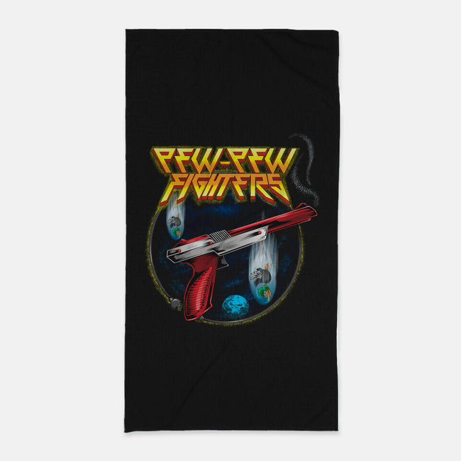 Pew-Pew Fighters-None-Beach-Towel-Kladenko