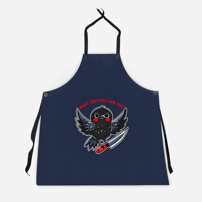 What Did You Caw Me-Unisex-Kitchen-Apron-fanfreak1