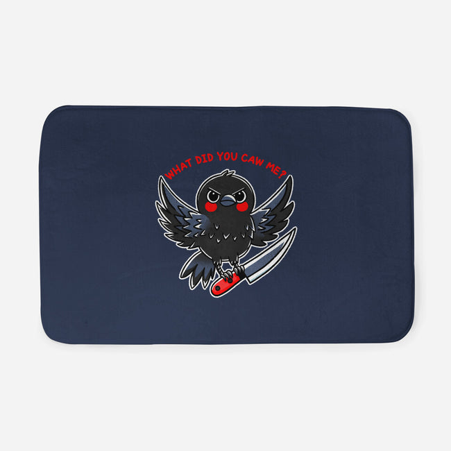 What Did You Caw Me-None-Memory Foam-Bath Mat-fanfreak1