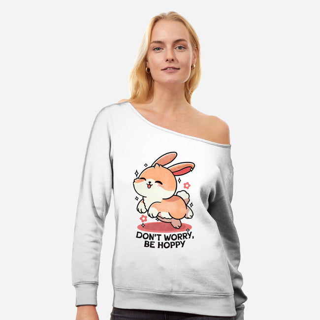 Be Hoppy-Womens-Off Shoulder-Sweatshirt-fanfreak1