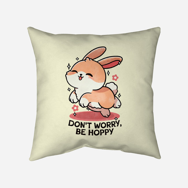 Be Hoppy-None-Removable Cover-Throw Pillow-fanfreak1