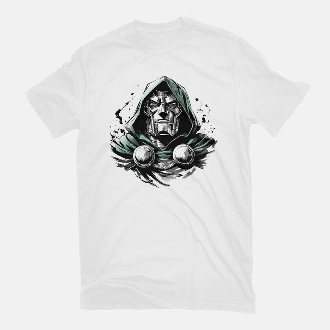 Doom The Destroyer-Womens-Fitted-Tee-ddjvigo