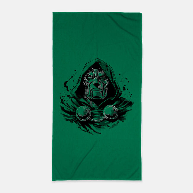 Doom The Destroyer-None-Beach-Towel-ddjvigo