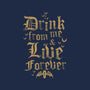 Drink From Me-Womens-V-Neck-Tee-Nemons