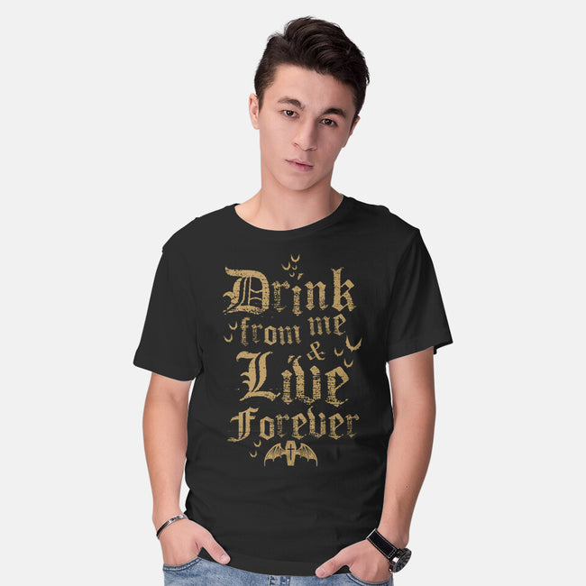 Drink From Me-Mens-Basic-Tee-Nemons