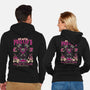 Black Phillips Hellfire Tiki Lounge-Unisex-Zip-Up-Sweatshirt-Nemons