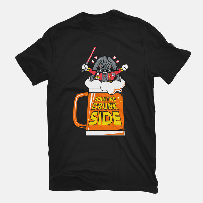 Drunk Side-Unisex-Basic-Tee-krisren28