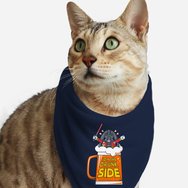 Drunk Side-Cat-Bandana-Pet Collar-krisren28