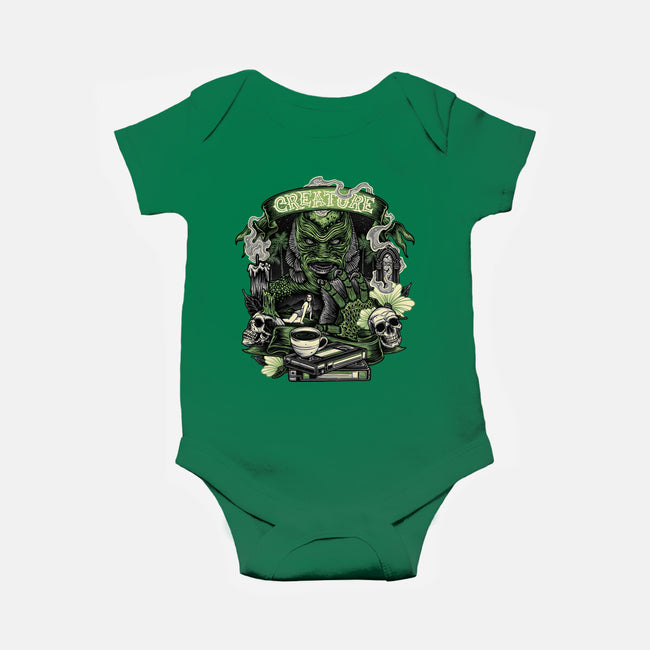 Creature Of The Deep-Baby-Basic-Onesie-glitchygorilla