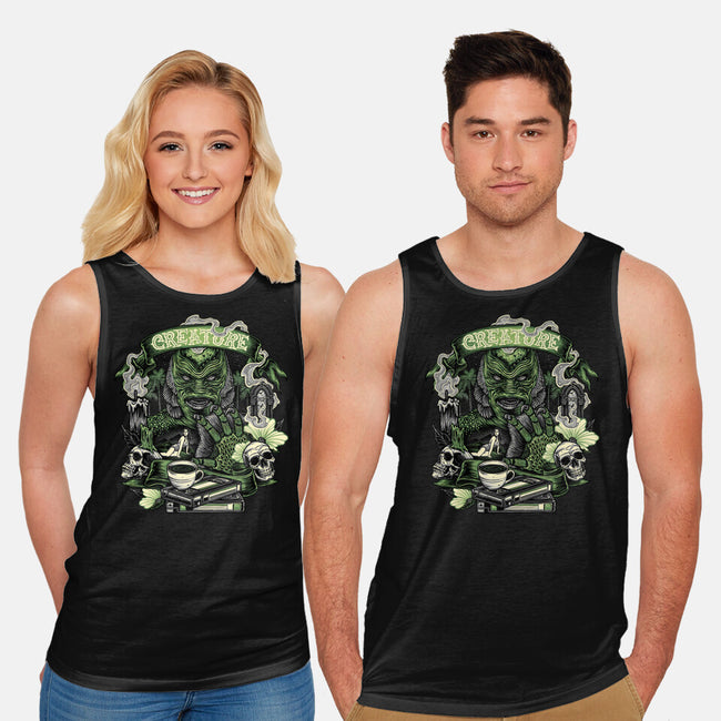 Creature Of The Deep-Unisex-Basic-Tank-glitchygorilla