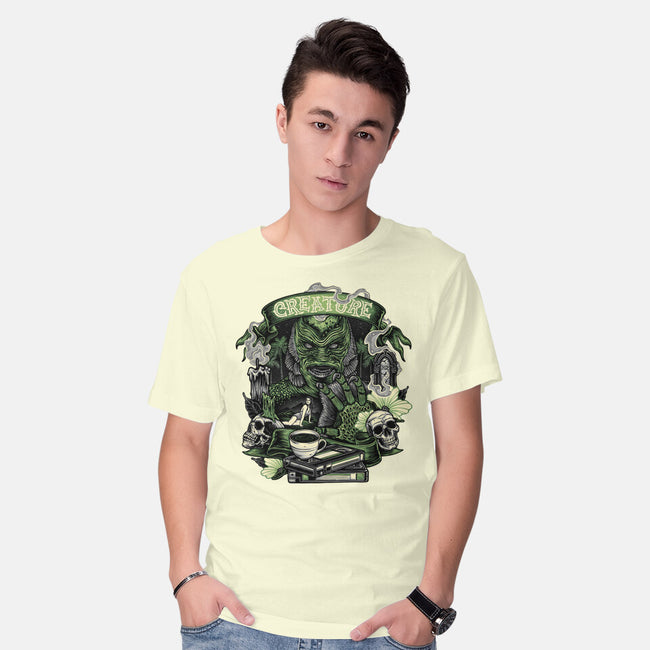 Creature Of The Deep-Mens-Basic-Tee-glitchygorilla