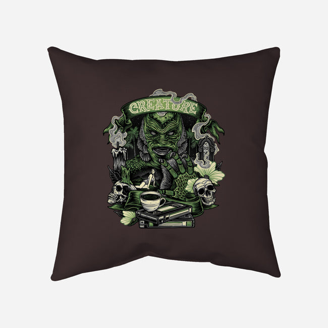 Creature Of The Deep-None-Removable Cover w Insert-Throw Pillow-glitchygorilla