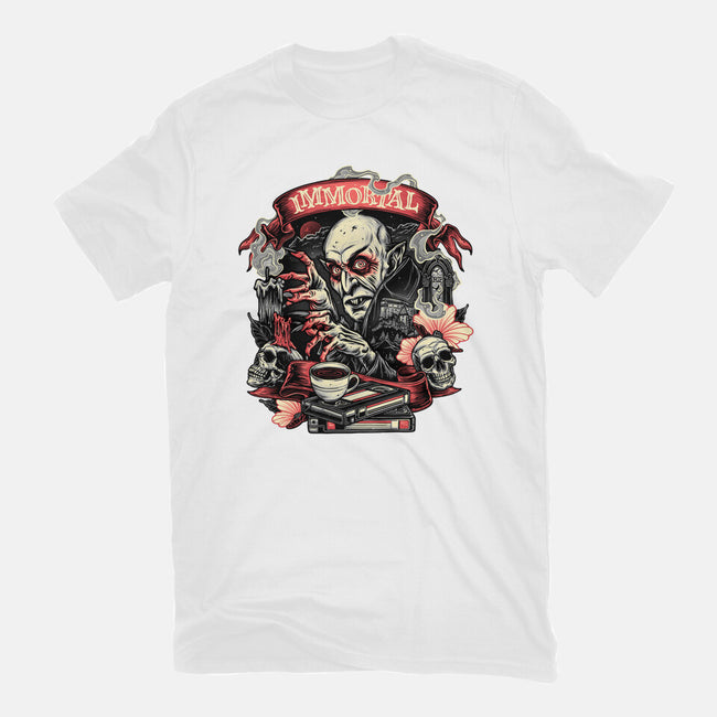 The Blood Of The Immortal-Youth-Basic-Tee-glitchygorilla