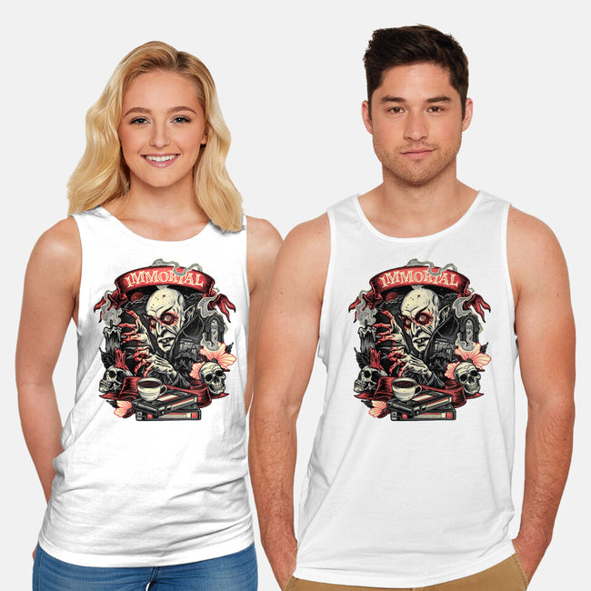 The Blood Of The Immortal-Unisex-Basic-Tank-glitchygorilla