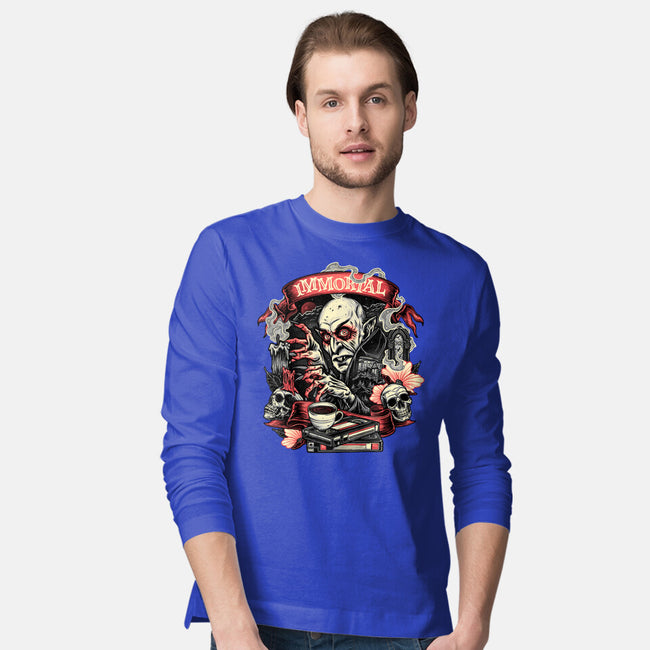 The Blood Of The Immortal-Mens-Long Sleeved-Tee-glitchygorilla