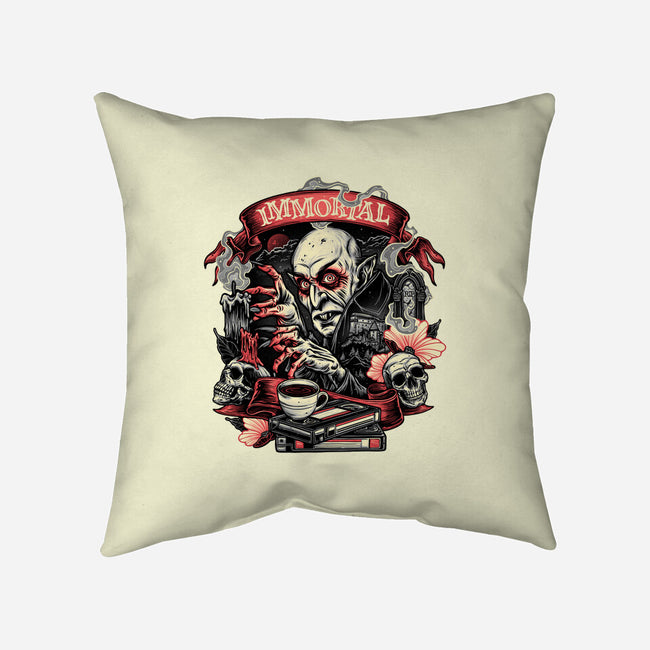 The Blood Of The Immortal-None-Removable Cover-Throw Pillow-glitchygorilla