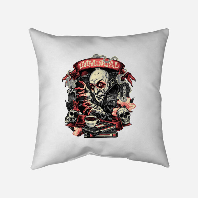 The Blood Of The Immortal-None-Removable Cover-Throw Pillow-glitchygorilla