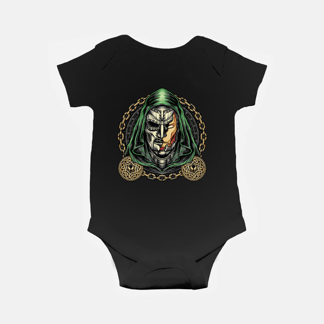 Prepare For Doom-Baby-Basic-Onesie-glitchygorilla