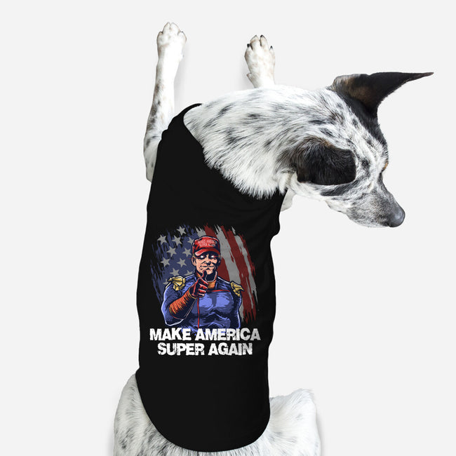 Make America Super Again-Dog-Basic-Pet Tank-zascanauta