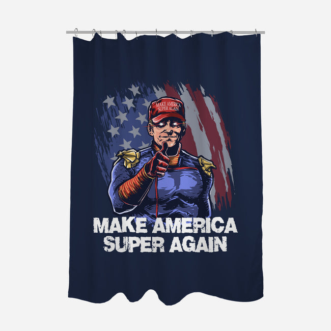 Make America Super Again-None-Polyester-Shower Curtain-zascanauta