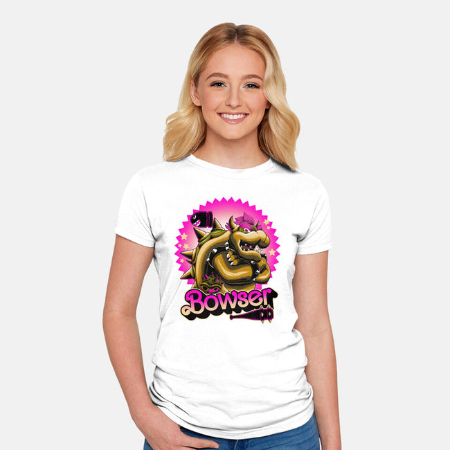 Bowser Doll-Womens-Fitted-Tee-rmatix