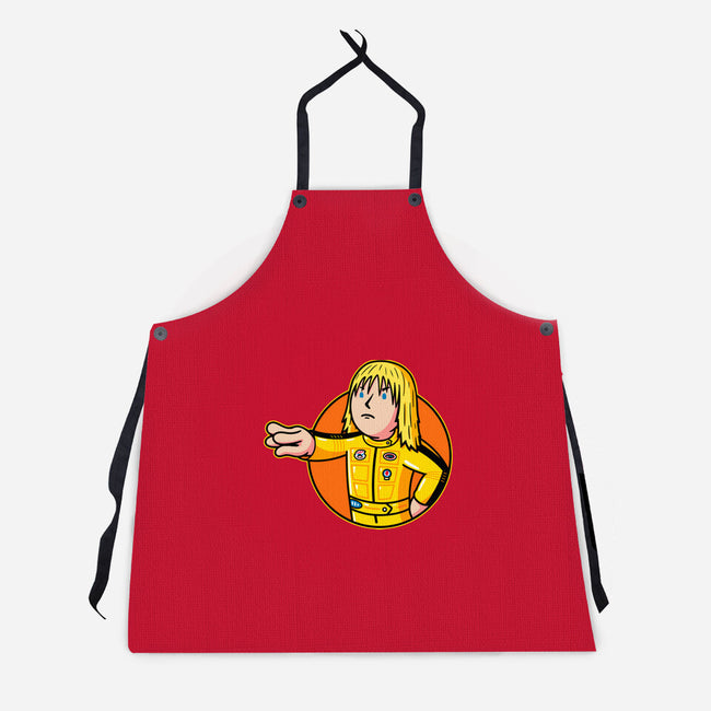 Killer Girl-Unisex-Kitchen-Apron-Raffiti