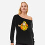 Killer Girl-Womens-Off Shoulder-Sweatshirt-Raffiti