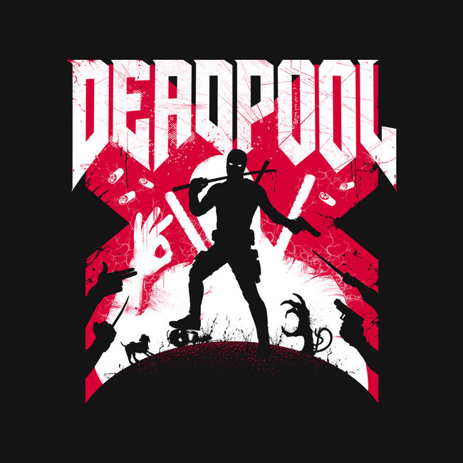 Deadpool Doom-Mens-Premium-Tee-rocketman_art