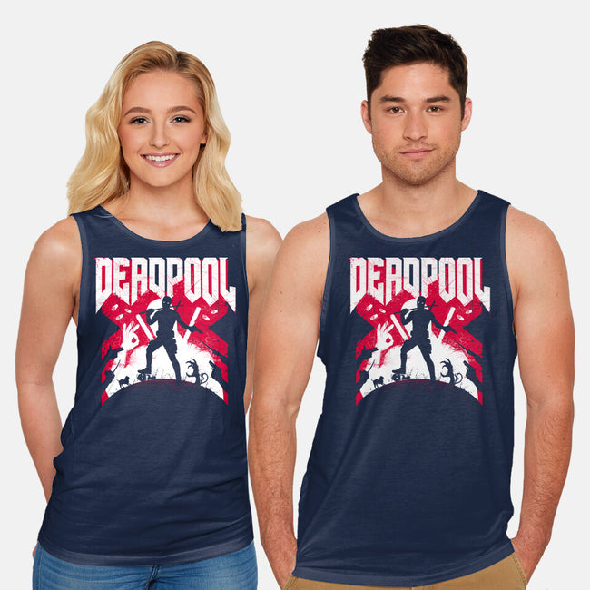 Deadpool Doom-Unisex-Basic-Tank-rocketman_art