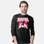 Deadpool Doom-Mens-Long Sleeved-Tee-rocketman_art