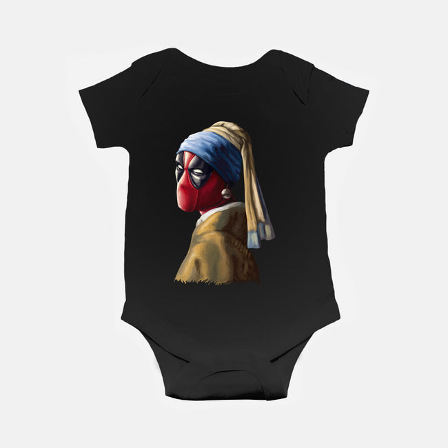 Hero With A Pearl Earring-Baby-Basic-Onesie-daobiwan