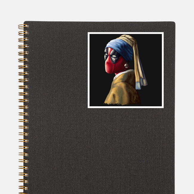 Hero With A Pearl Earring-None-Glossy-Sticker-daobiwan