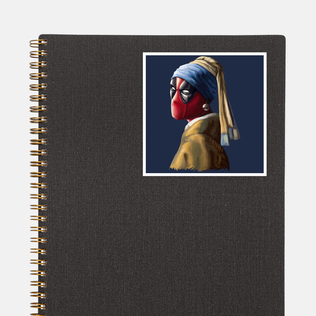 Hero With A Pearl Earring-None-Glossy-Sticker-daobiwan