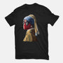 Hero With A Pearl Earring-Mens-Basic-Tee-daobiwan