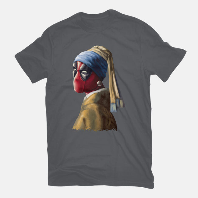 Hero With A Pearl Earring-Unisex-Basic-Tee-daobiwan