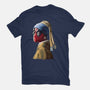 Hero With A Pearl Earring-Womens-Basic-Tee-daobiwan